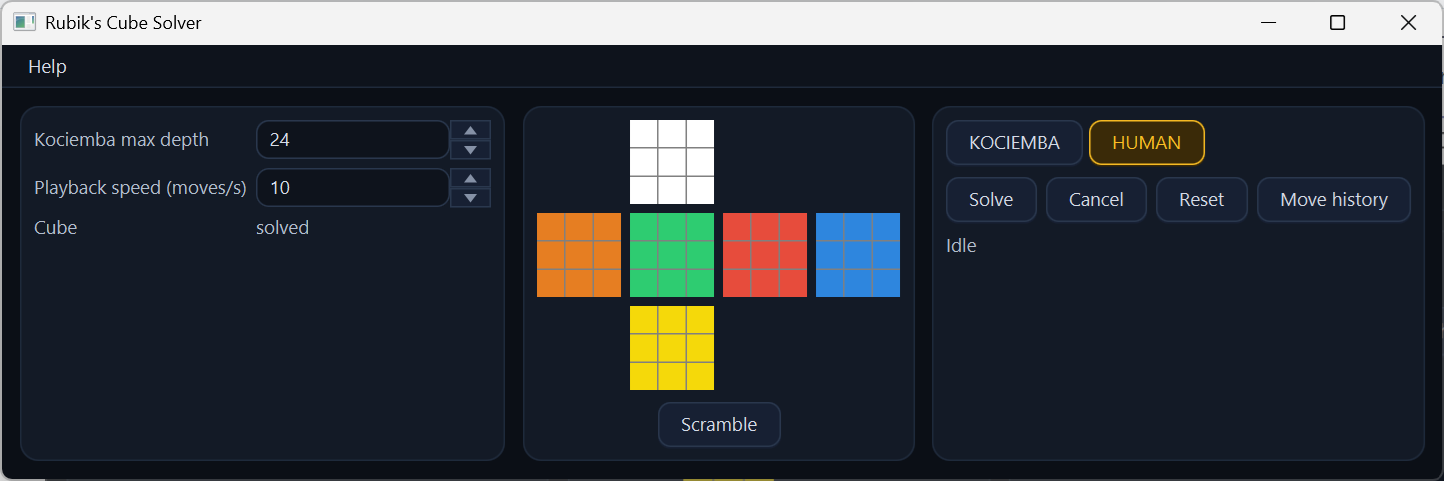 Rubik's Cube Solver